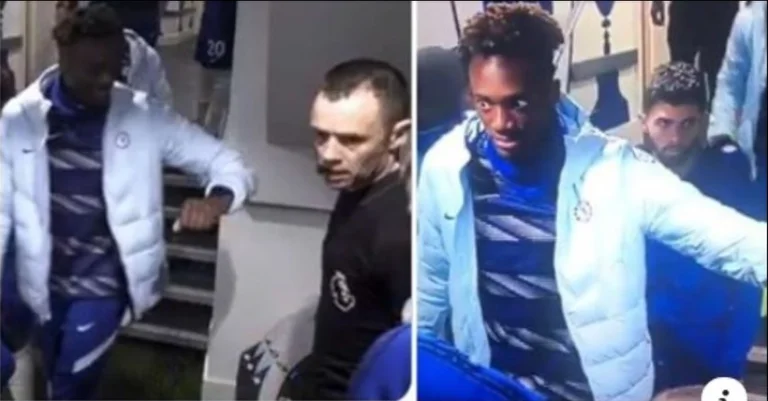 Tammy Abraham è diventato virale per il momento imbarazzante con il giudice prima della partita di ieri sera.