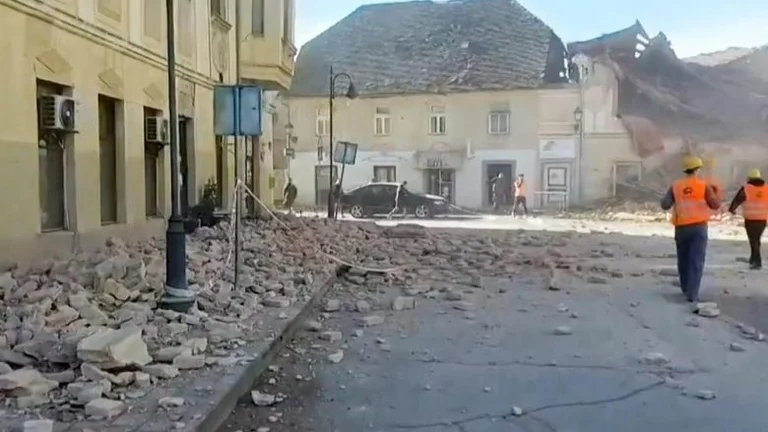 Luftbruch: Einige Bilder der Zerstörung in Kroatien
