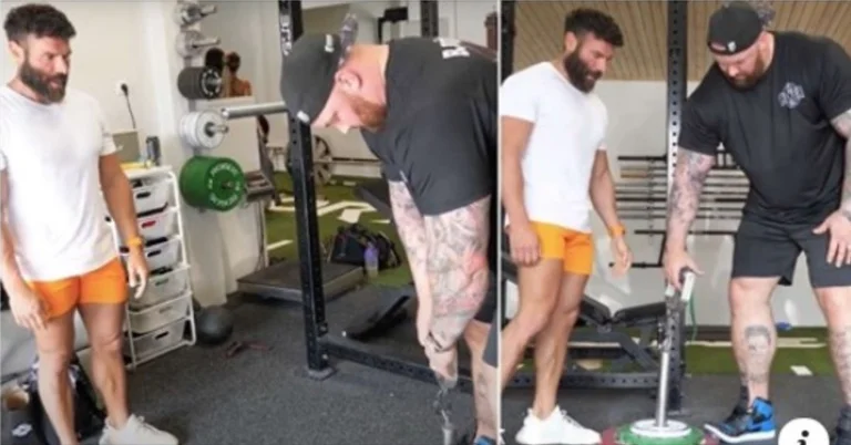 Dan Bilzerian offered $250,000 for the brutal weightlifting, Mountie easily raised it with horror
