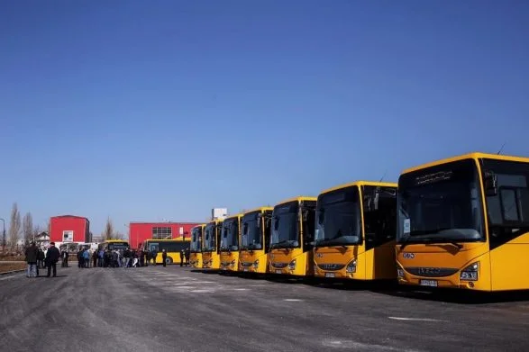 This is an urban bus schedule after new measures.