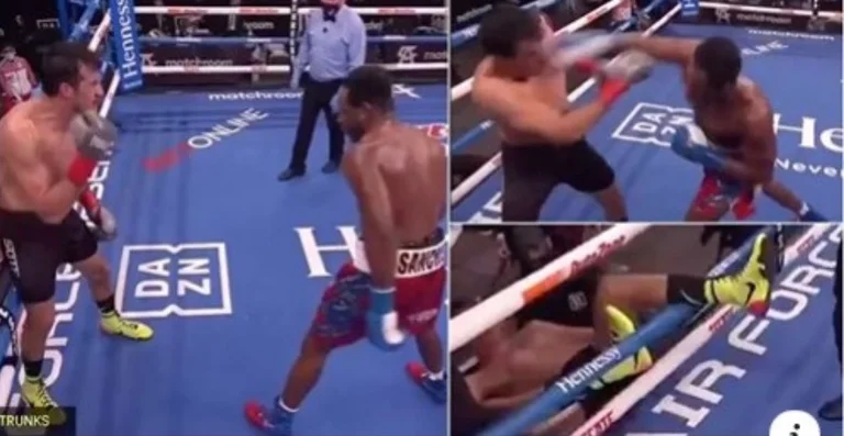 Boxer is brutally nominated outside the ring once he's made fun of the opponent