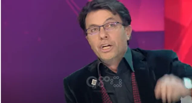 Albanian analyst gets drunk on show, see how he talks