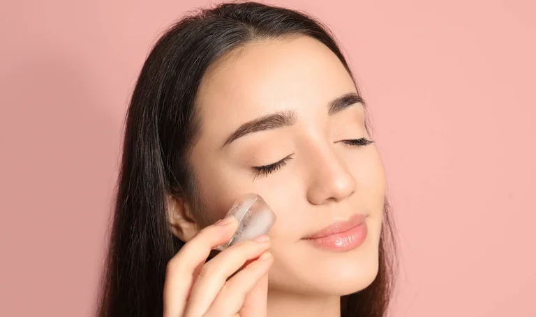 Women are using ice on their faces for Botox and other benefits. Does it really work?