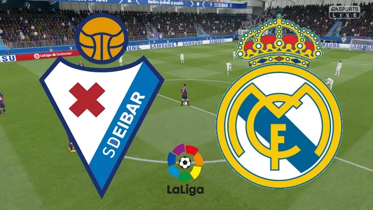 Official formations: Eibar '% Real Madrid