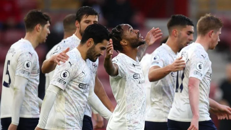 Minute, aber Wins Man City
