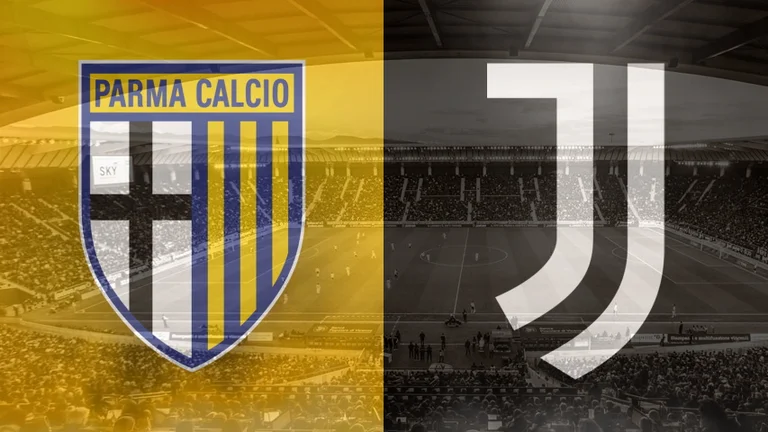 Official formations published by Parma-Juve match
