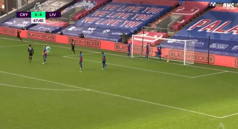 Was Liverpool zu Crystal Palace macht, ist einfach brutal, Feuer wieder