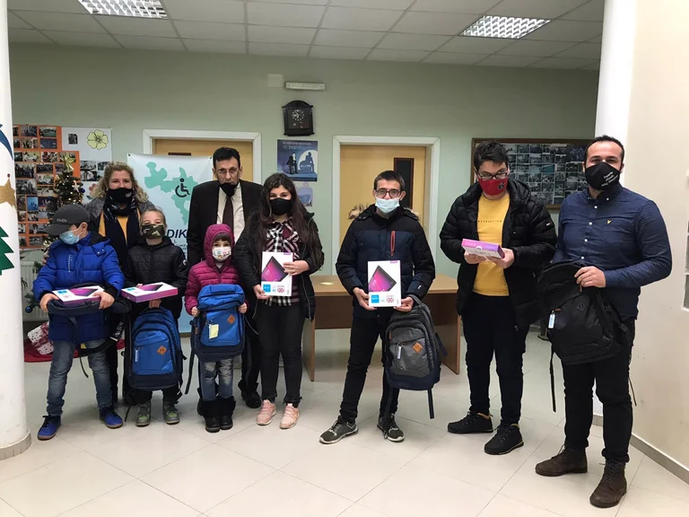 HANDICOS distributed 73 tablets for disabled children throughout Kosovo