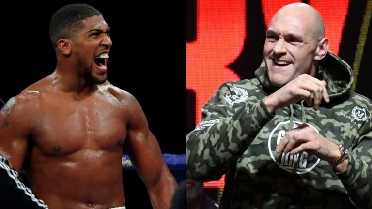 Joshua and Fury give up their titles that's the only reason