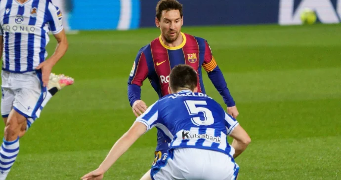 Deux objectifs rapides à la rencontre de Barcelone Real Socied, c'est le résultat