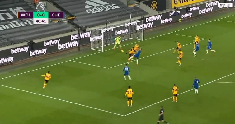 The goalie pulled the ball off the net, but the goal did not go off in the upper hand