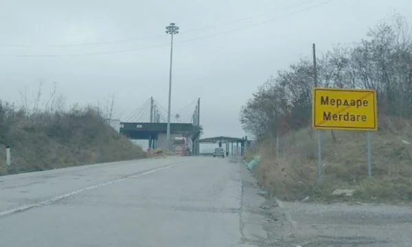 One of those arrested by Serbian authorities reportedly being found weapon