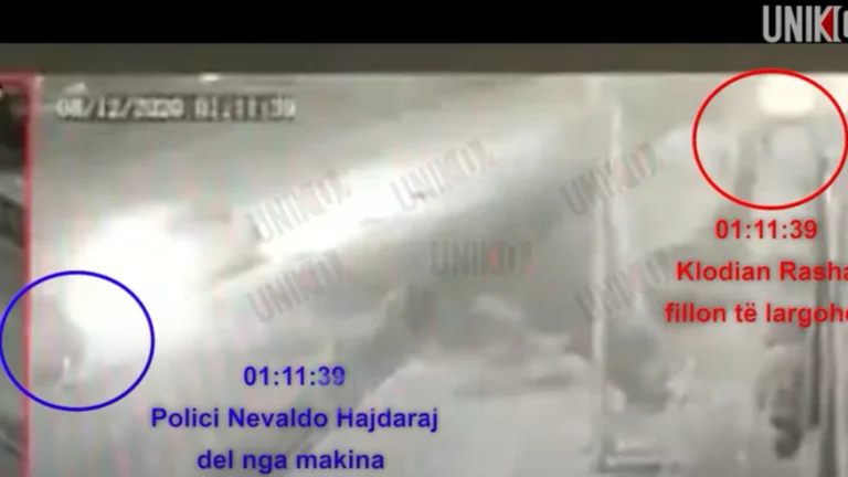 Radiomaterial von Klodia Rasas Mord durch Polizei in Tirana
