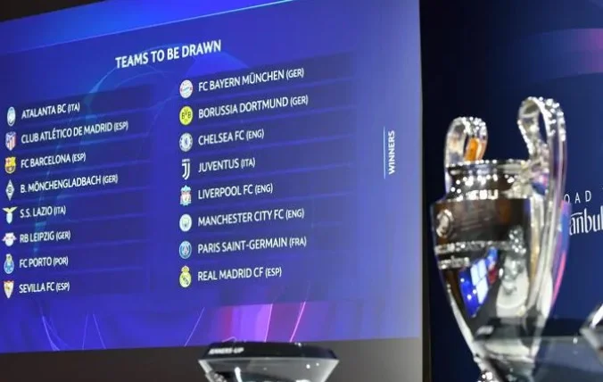 Questi sono i titoli della Champions League.