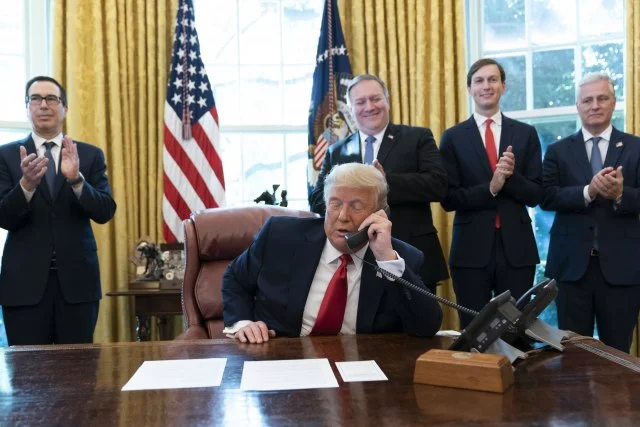Trump: No me vacunan ahora mismo, lo haré a tiempo.