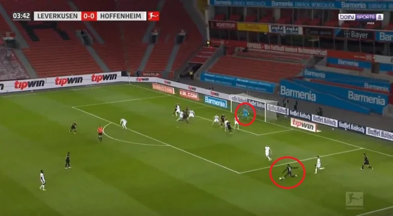 This goal at the Leverkusen meeting has taken the world's lap.