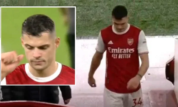 E la Arsenal in the hench: Fans don't save Jaka after red card
