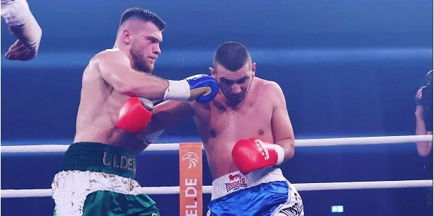 Closes deal zwischen albanischer Champion und serbischer Boxer, Sieger
