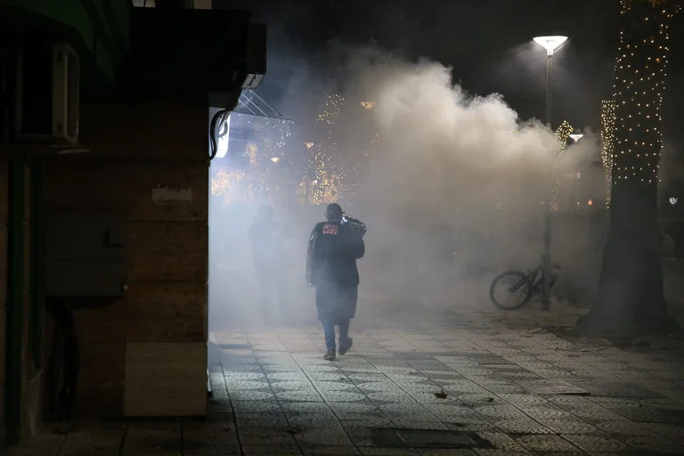 Proteste a Tirana attraverso le foto