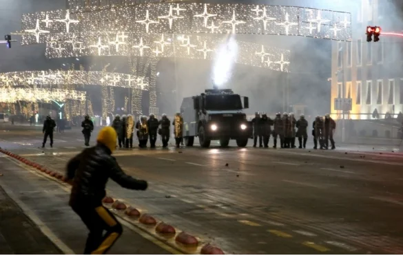 Protest for Klodian Racan, police accompanied over 100 protesters under 20 years of age