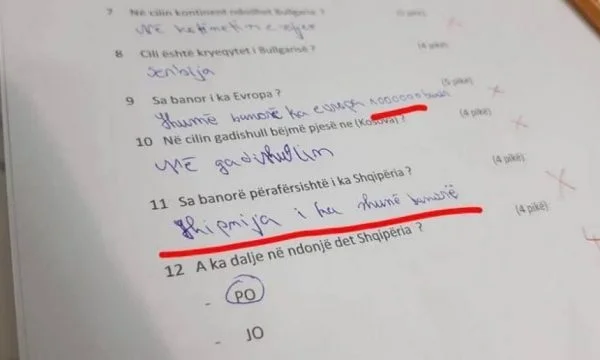 El terrible error de un estudiante de Kosovo, es la capital de Serbia: