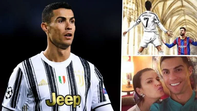 CR7's sister publishes pictures of her kneeling messiah worshiping as the Portuguese god