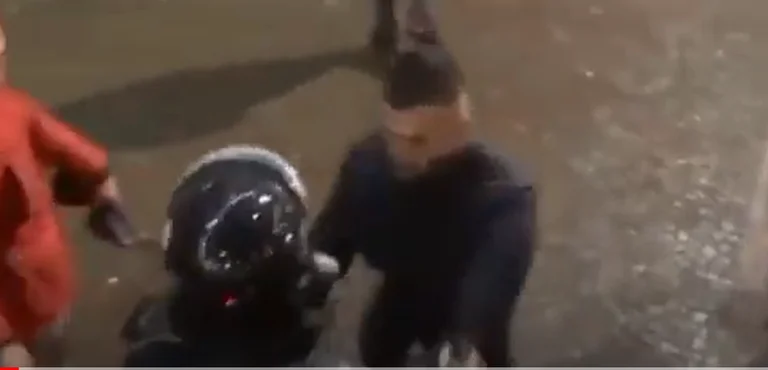 Effects do not release the young man covered in blood