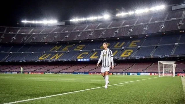 Ronaldo posts the special photo from Barcelona's empty stadium, here's the message.