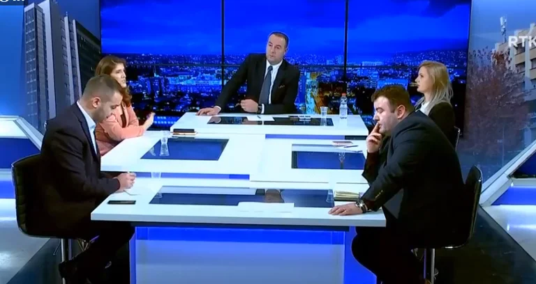 Ridvan Berisha chagrins with studio politicians, his reaction