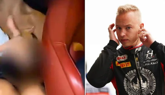 ) Sormula 1's team condemns the Russian driver, harassed a girl in his car