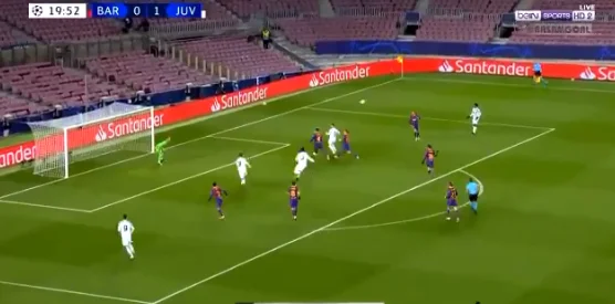 Barcelone trop faible pour Juventu, accepte le deuxième but