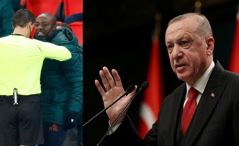 Der Präsident der Türkei reagiert nach dem Pariser Skandal