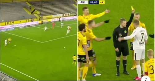Former PL defender punished for a moment of madness in the field with two balls