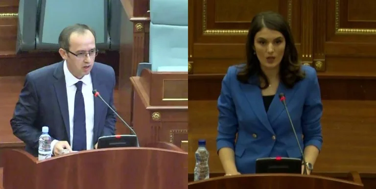 Hoti commenta il molo di Gani Geci sull'Assemblea