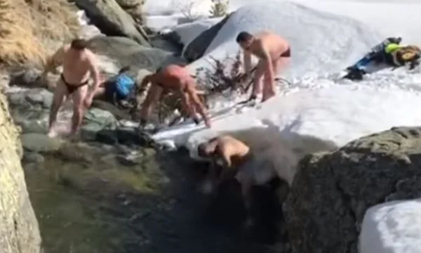 Beka Berisha surprises: Washed at extreme mountain temperatures