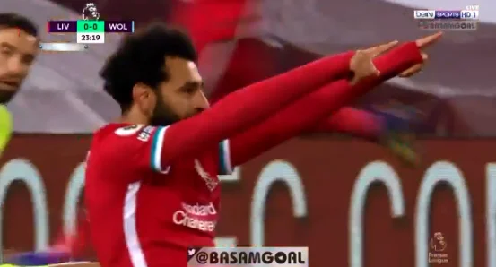 Salah marks and celebrates very interestingly