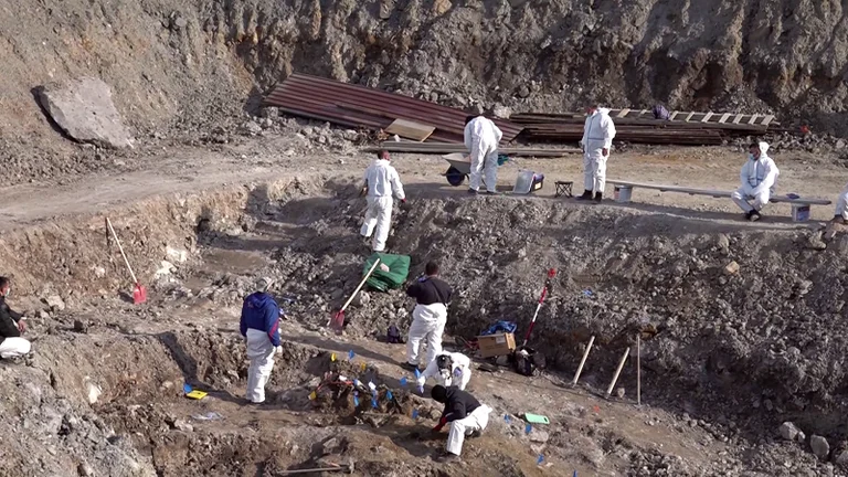 Die Excavationen bleiben bei Kizevac in Serbien, die an anderen Standorten erwartet werden
