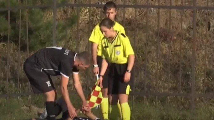 Giudice ventenne nel calcio del Kosovo