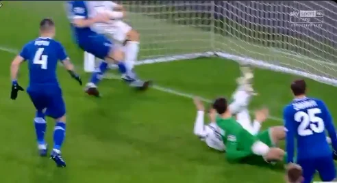 Morra non aveva difficoltà a marcare Cristiano Ronaldo