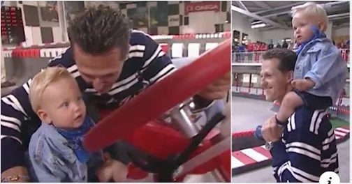 Video: Una vista desde el momento en que Michael Schumacher anunció a su hijo por lema