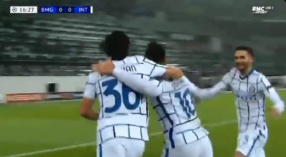 The Inter marks Germany's advantage goal.