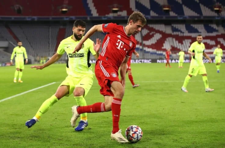 Offizielle Formationen: Atletico Madrid '%Bain München