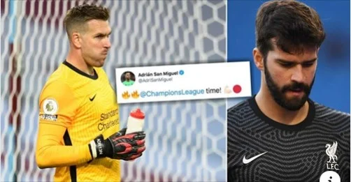 If you start tomorrow, I kill myself with shocking comments on Adrian's account after it's said to start against Ajax.