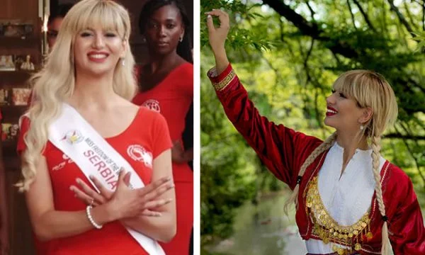 Miss Serbia did with the eagle's bare hands, move made Vucinqi nervous