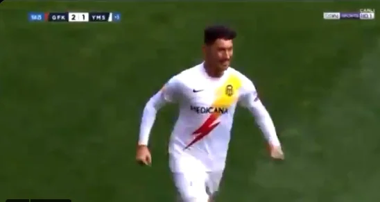 Tocó sólo 5 minutos, Topalli anotó el objetivo y salvó al equipo turco de la derrota