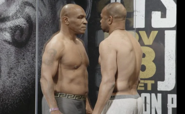 It's all over, Tyson Roy Jones.