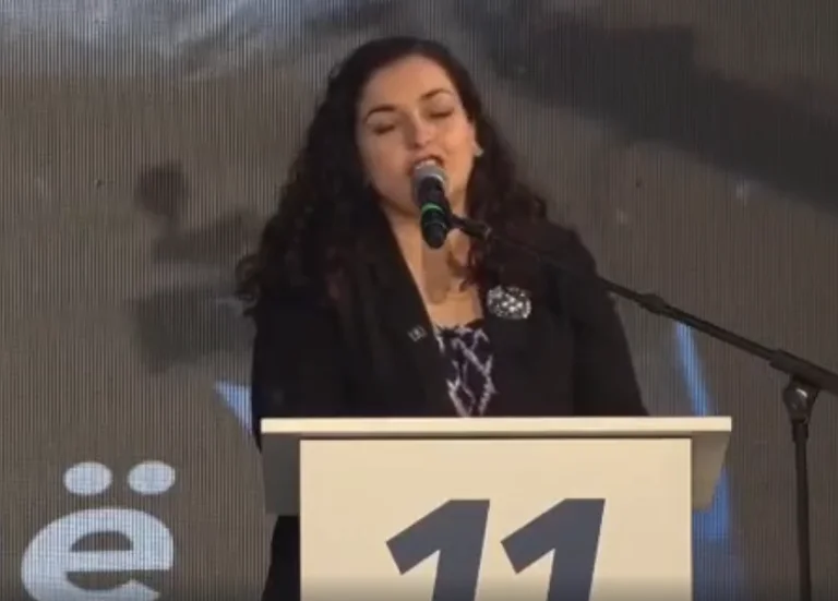 Vjosa Osmani made big words for the LDK candidate in Podujevo: Real Rugovist, intellectual visionary