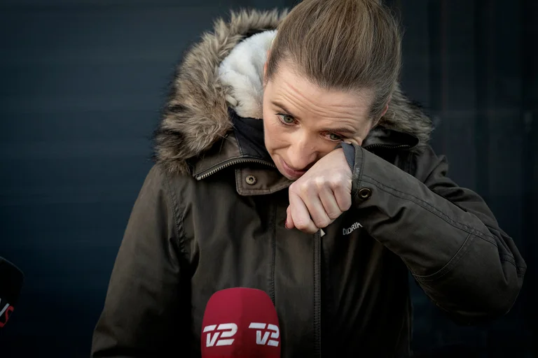 Denmark's prime minister tearfully after serious political decision