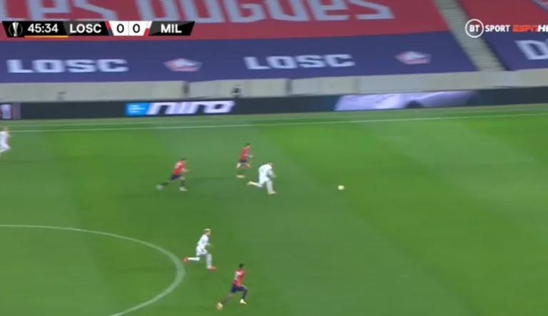 Milan marca primero: Scary Counterattack, Goal Marked After Three Passions