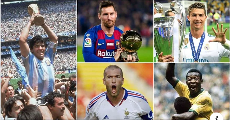 The survey where four million voters participated: Maradona is declared the best player of all time